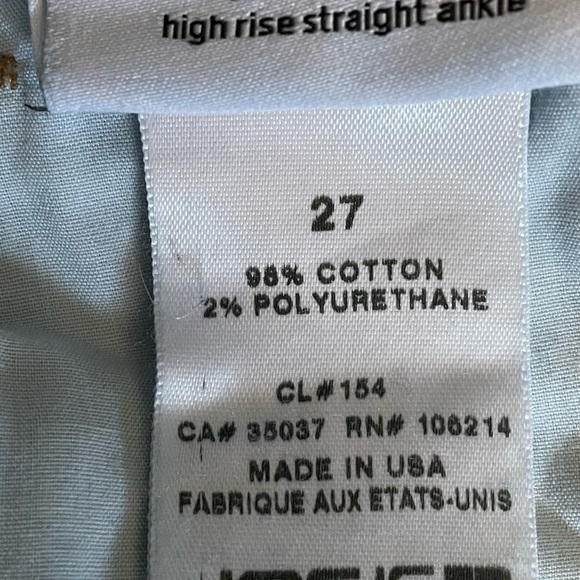 Joe’s Jeans The Debbie High Rise Straight Ankle, Coppola Size 27 - Picture 8 of 8